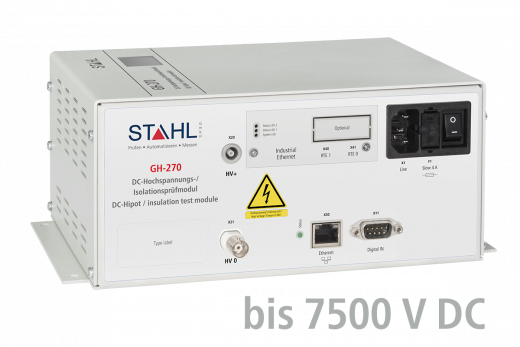 DC-Hochspannungs- und Isolationsprüfmodul
GH-270