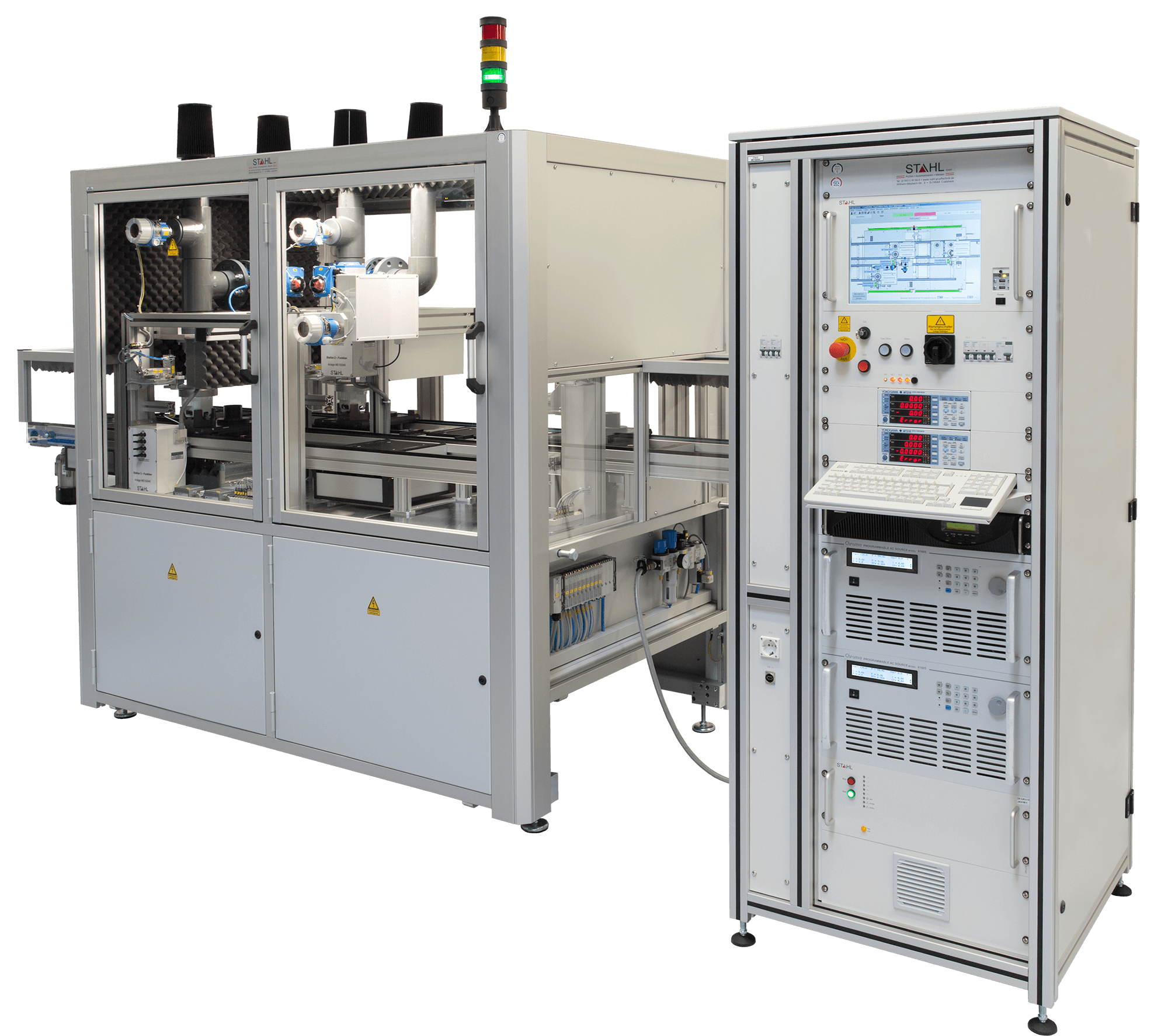 InlinePrüfsystem STAHL Prüftechnik